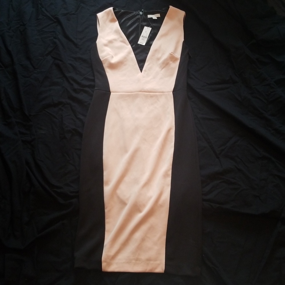 NWT stretch color block dress